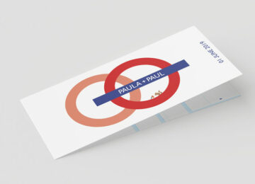 Hochzeit Einladungskarte